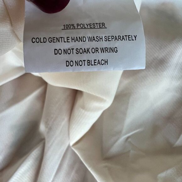 Saints + Secrets Cream/Multi-Color Floral Dress Size M - Picture 6 of 6